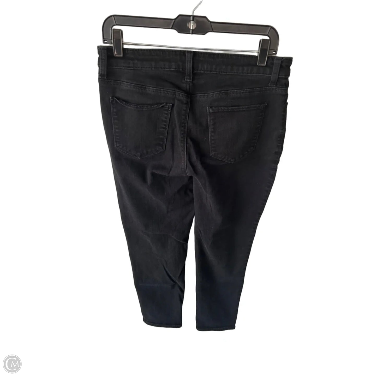 Jeans Straight By Chicos In Black Denim, Size: 8