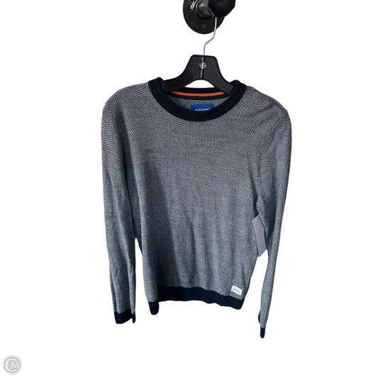 Sweater By Clothes Mentor In Blue & White, Size: S