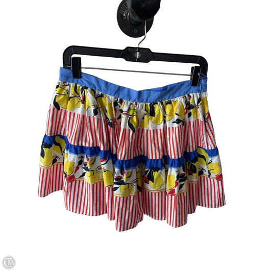Skirt Mini & Short By Zara In Red & White, Size: M