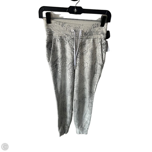 Athletic Pants By Lululemon In Grey & White, Size: 0