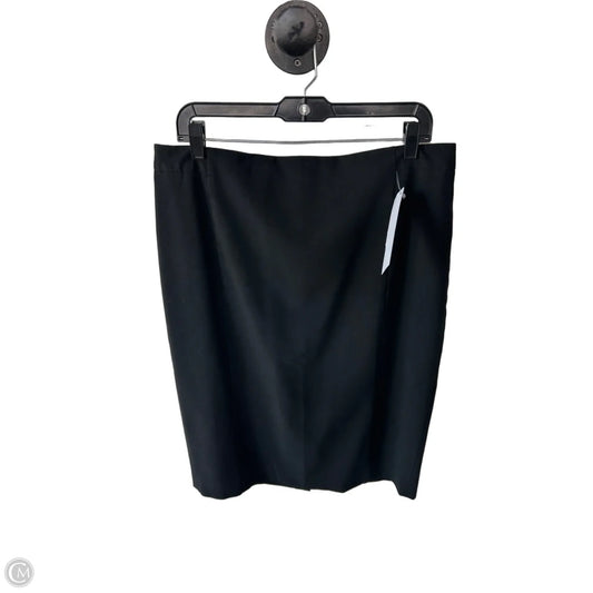 Skirt Midi By Ann Taylor In Black, Size: 14l