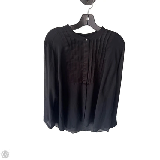 Top Long Sleeve By Lane Bryant In Black, Size: 1x