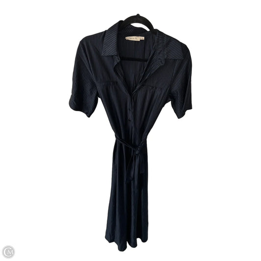Dress Casual Maxi By Clothes Mentor In Black & Blue, Size: M