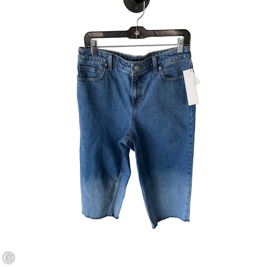 Jeans Cropped By Talbots In Blue Denim, Size: 10p