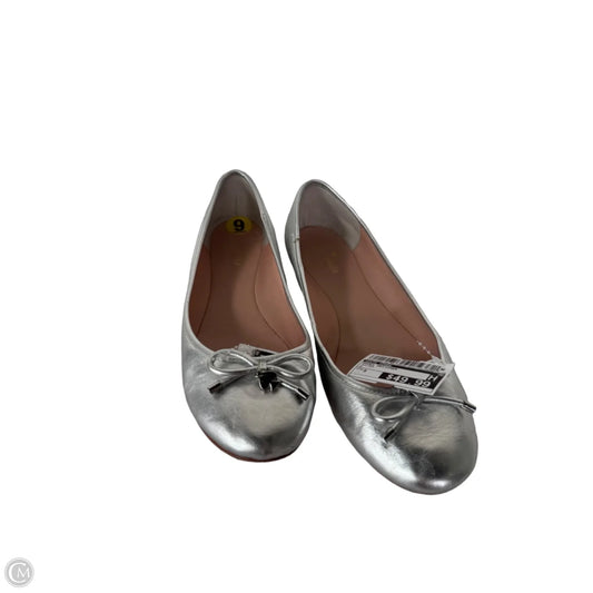 Shoes Designer By Kate Spade In Silver, Size: 9