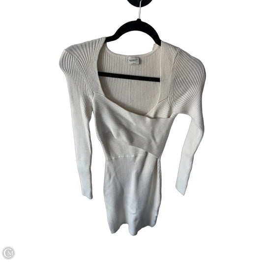 Dress Sweater By Abercrombie And Fitch In White, Size: S