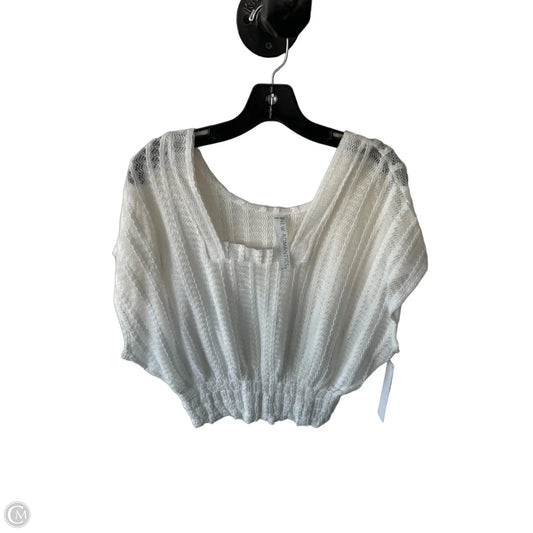Top Short Sleeve By Free People In White, Size: Xs