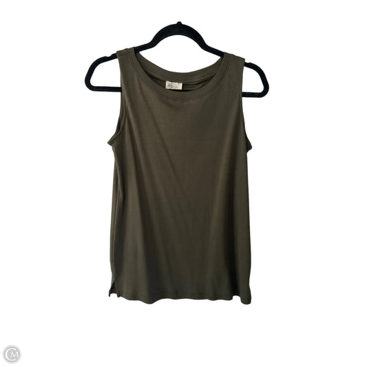 Top Sleeveless Basic By Andrea Jovine In Green, Size: S