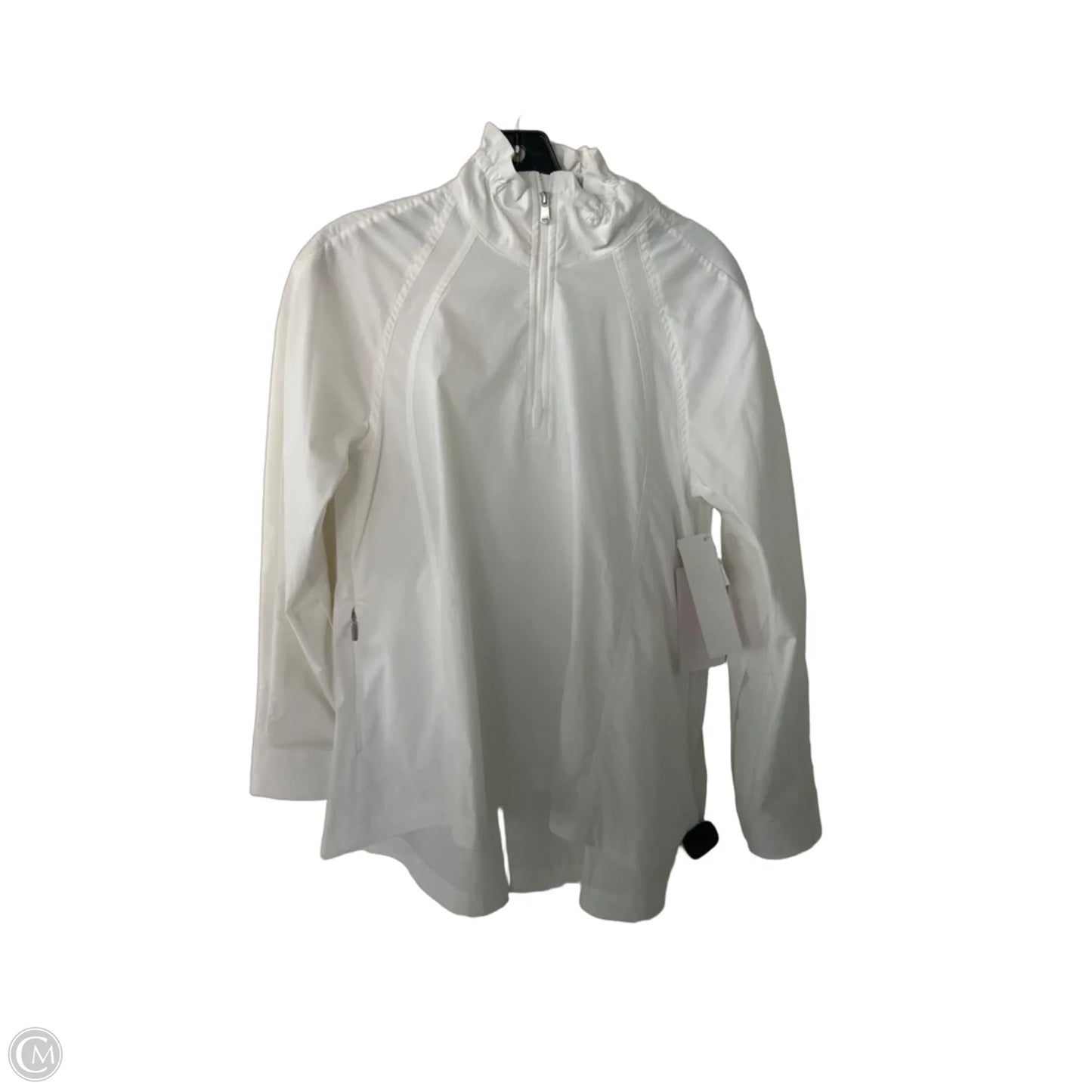 Athletic Jacket By Athleta In White, Size: Xxs