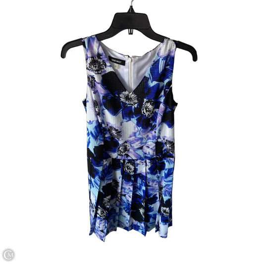 Dress Casual Short By Nine West In Black & Blue, Size: S