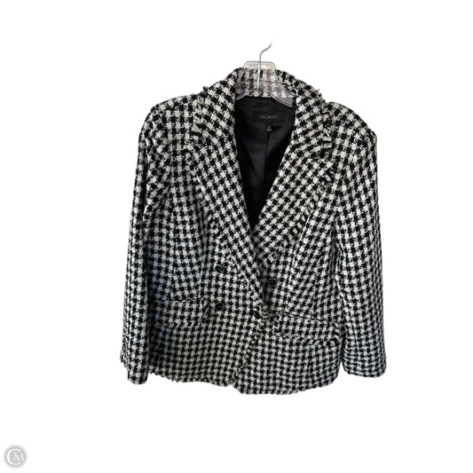 Blazer By Talbots In Black & White, Size: L