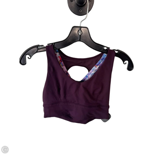 Athletic Bra By Clothes Mentor In Purple, Size: S
