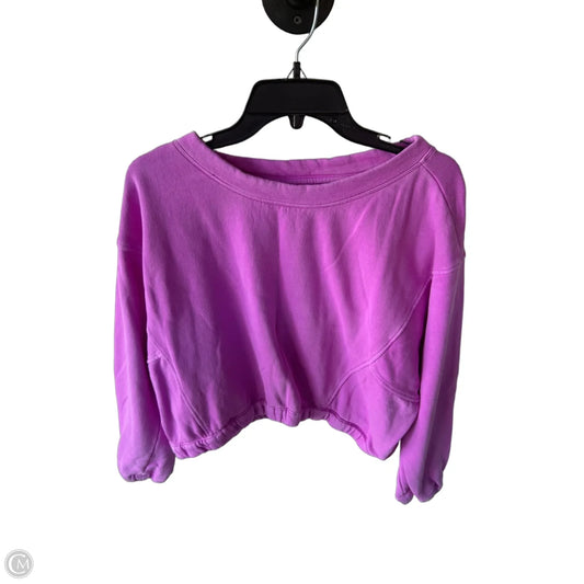 Sweatshirt Crewneck By Anthropologie In Purple, Size: S