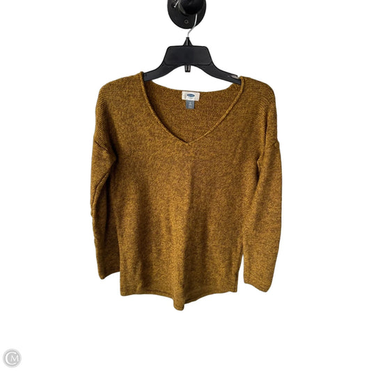 Sweater By Old Navy In Brown & Yellow, Size: M