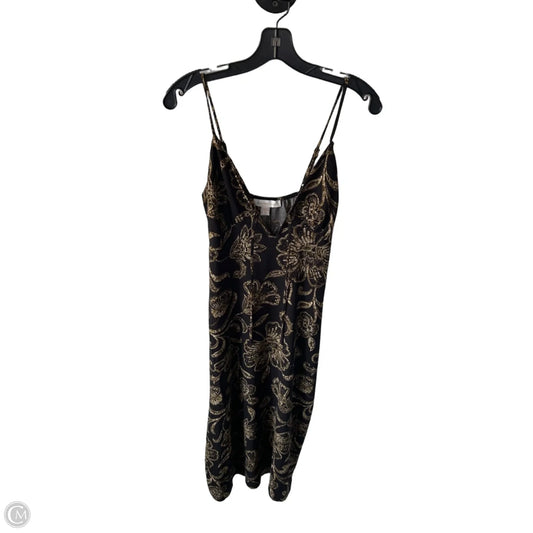 Dress Casual Maxi By Monteau In Brown & Green, Size: M