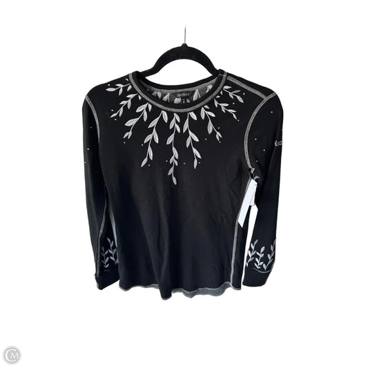 Top Long Sleeve By Alp N Rock In Black & White, Size: S
