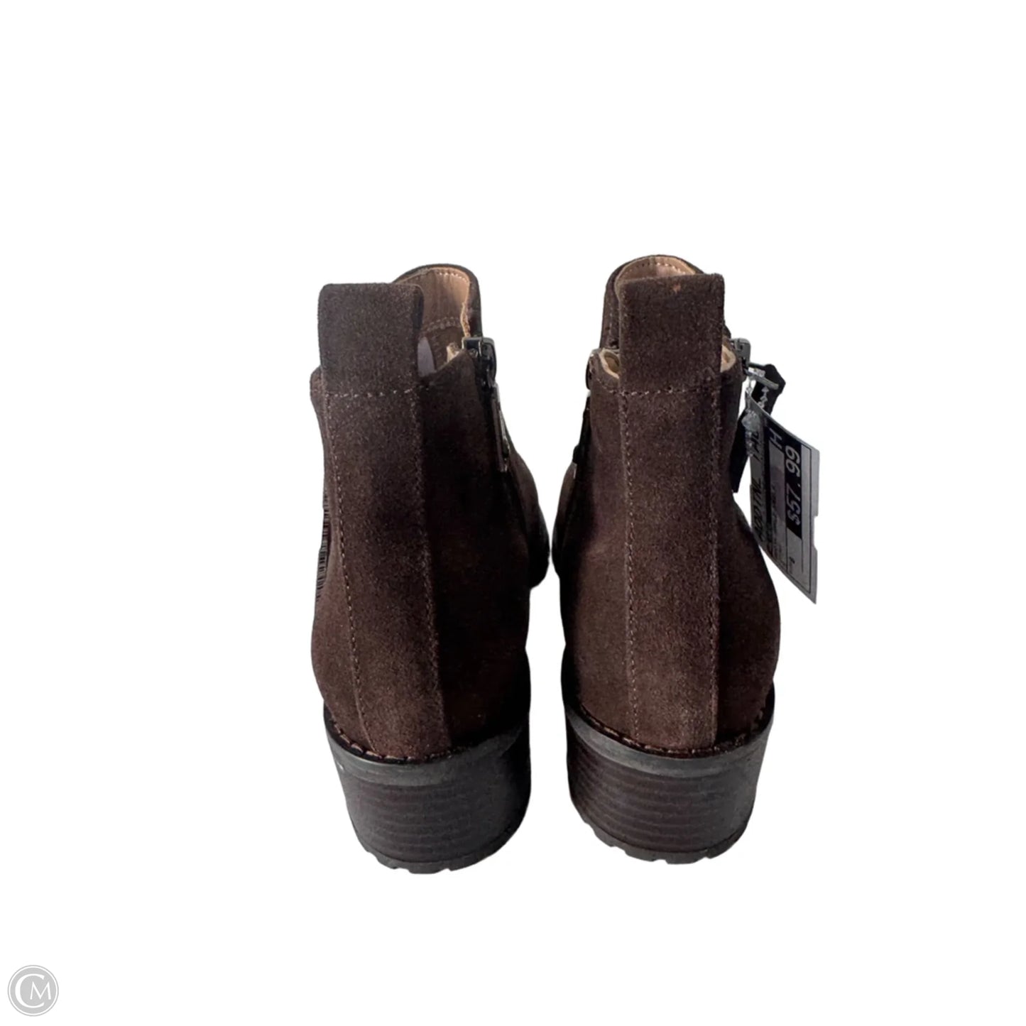 Boots Ankle Heels By Blondo In Brown, Size: 6
