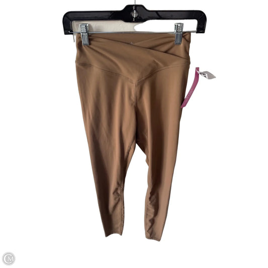 Athletic Leggings By Sunzel In Brown, Size: S