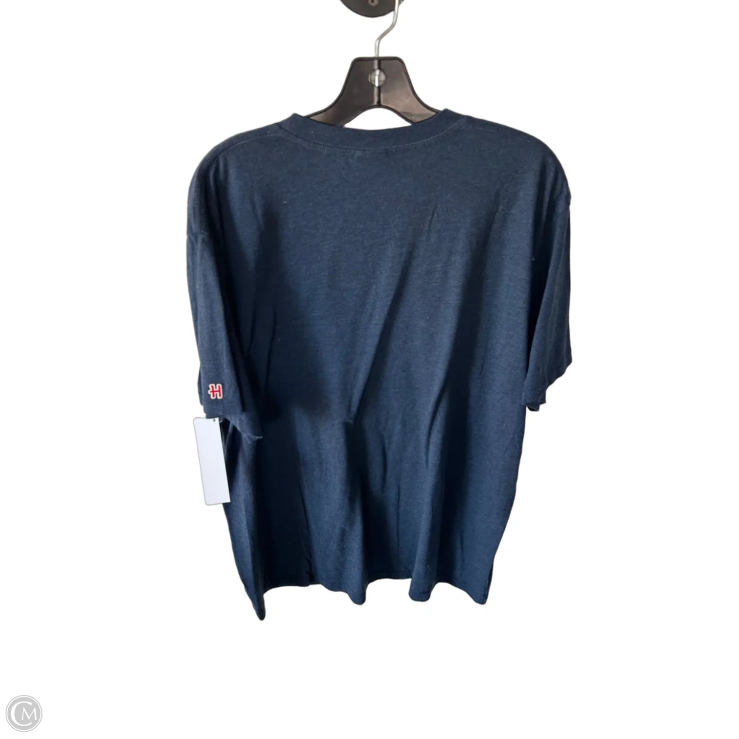 Top Short Sleeve Basic By Homage In Blue & Orange, Size: Xxl