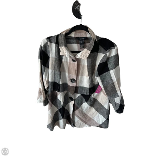 Blazer By Ali Miles In Black & Tan, Size: S