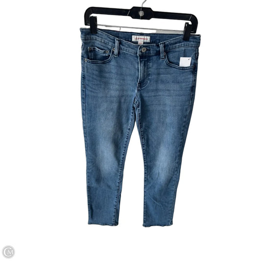 Jeans Straight By Lucky Brand In Blue Denim, Size: 6l