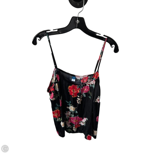 Top Sleeveless By Old Navy In Black & Pink, Size: 2x
