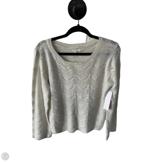 Sweater By Maurices In White, Size: M