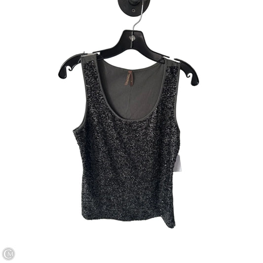 Top Sleeveless By Clothes Mentor In Black & Grey, Size: S