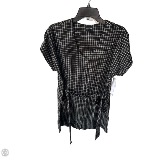 Dress Casual Short By Clothes Mentor In Black & White, Size: Sp