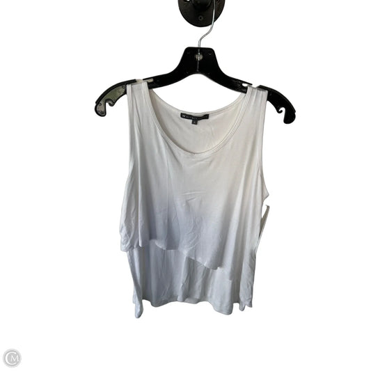Top Sleeveless By Elliott Lauren In White, Size: S