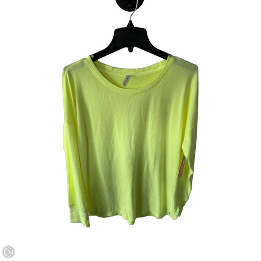Athletic Sweatshirt Crewneck By Ideology In Yellow, Size: Xl