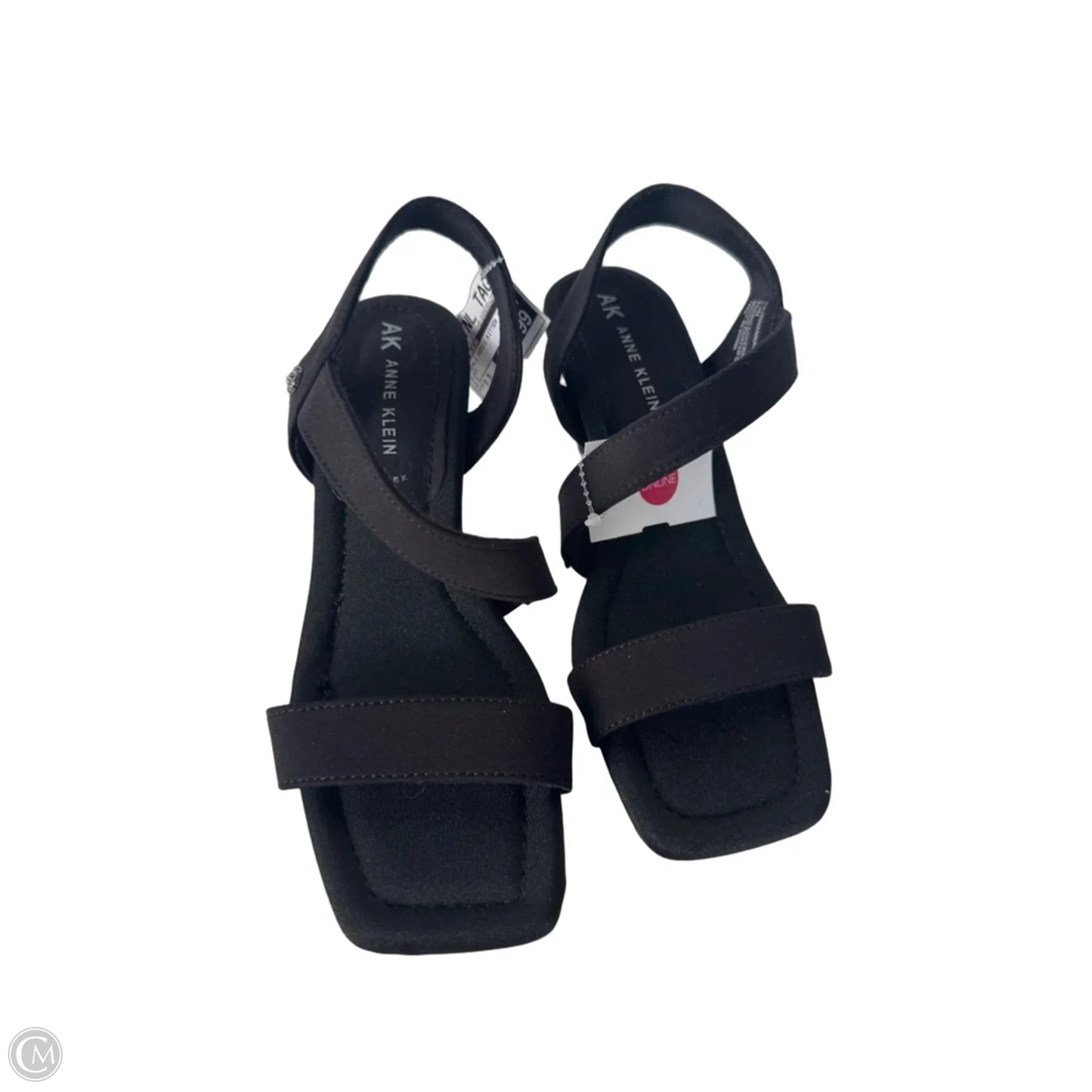 Sandals Heels Kitten By Anne Klein In Black, Size: 5.5