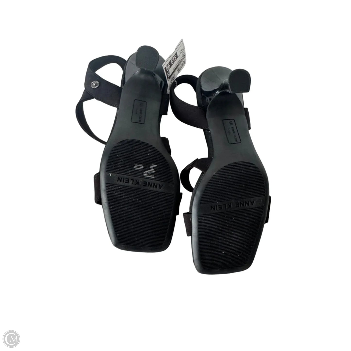 Sandals Heels Kitten By Anne Klein In Black, Size: 5.5
