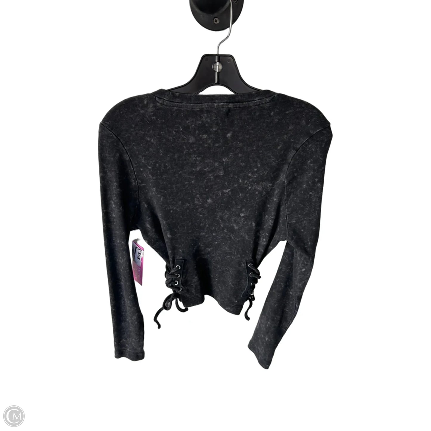 Top Long Sleeve By Gilded Intent In Grey, Size: S
