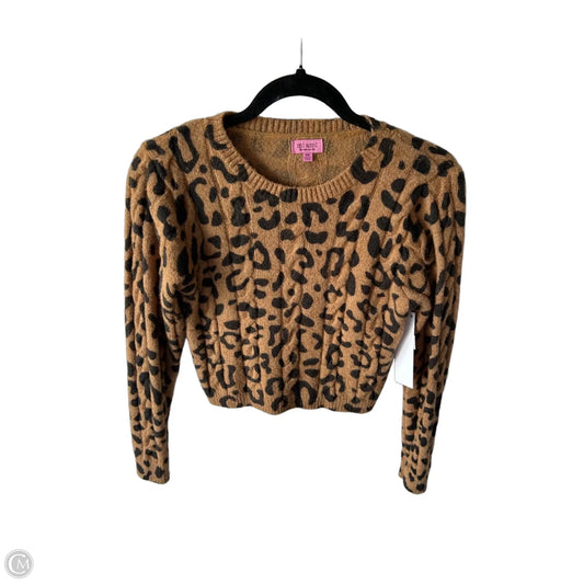 Sweater By Mi Ami In Animal Print, Size: Xs