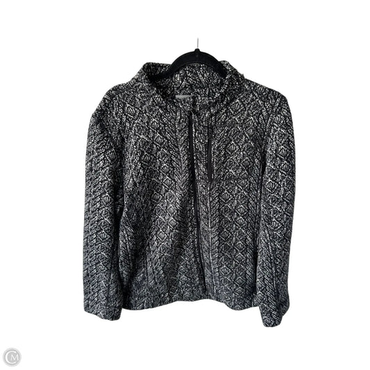 Jacket Fleece By Marc New York In Black & White, Size: Xl