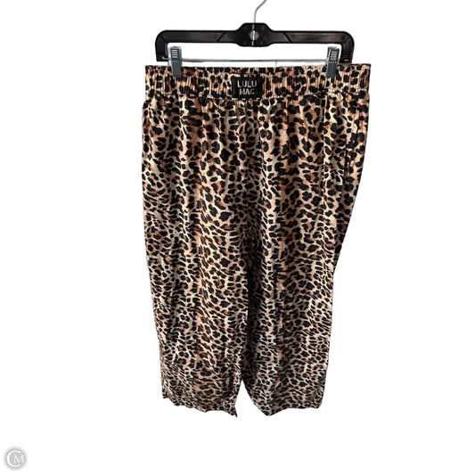 Pants Wide Leg By Clothes Mentor In Animal Print, Size: 2x