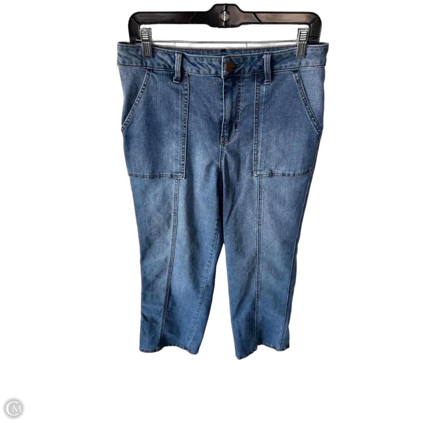 Jeans Straight By 1822 Denim In Blue Denim, Size: 12