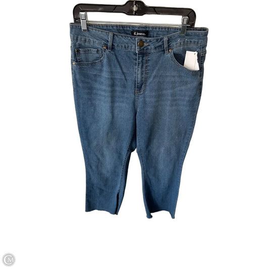 Jeans Straight By D Jeans In Blue Denim, Size: 14
