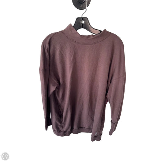 Sweatshirt Collar By Free People In Purple, Size: S