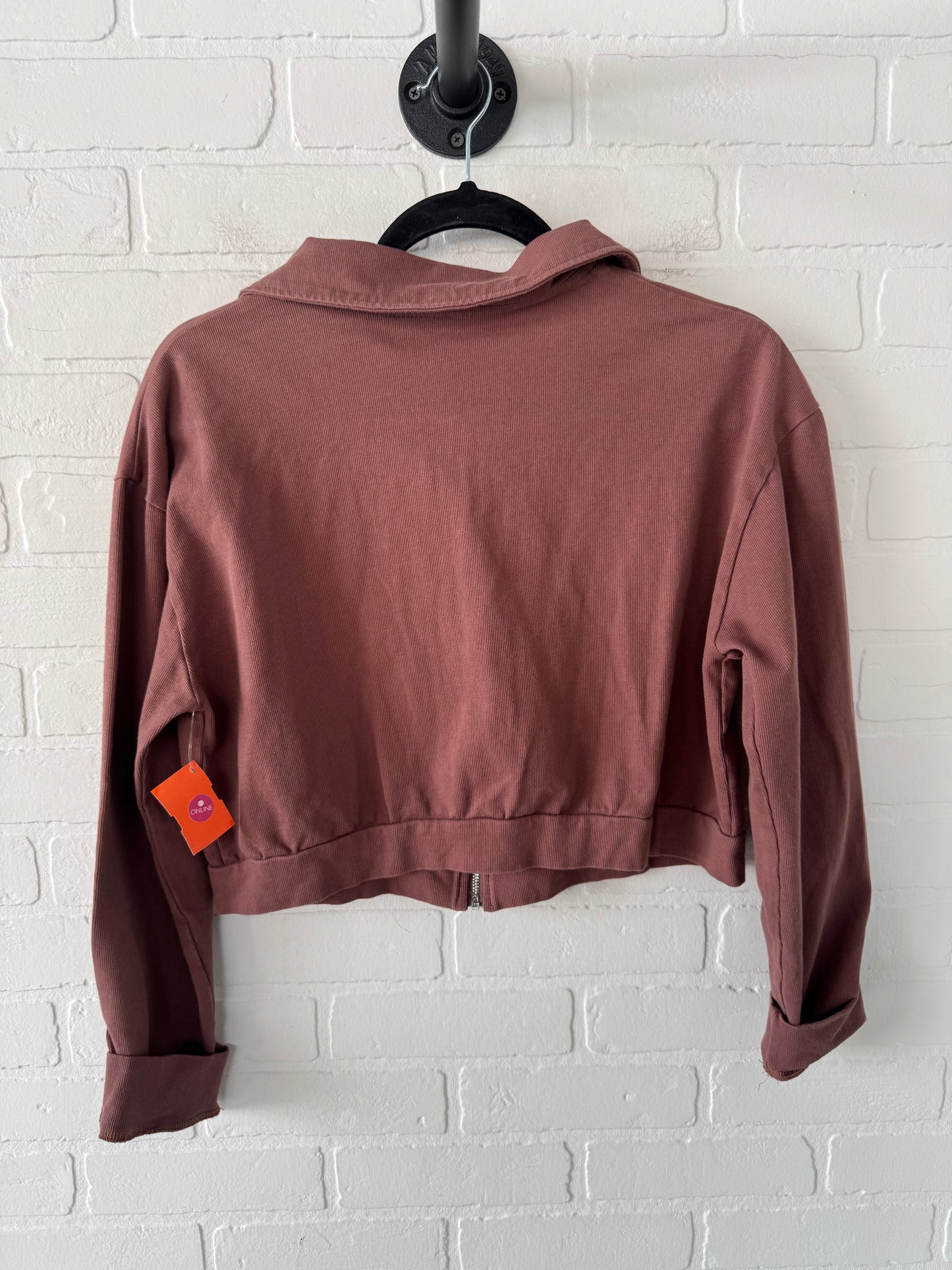 Top Long Sleeve By Clothes Mentor In Brown, Size: S