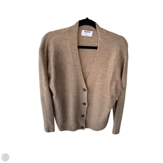 Sweater Cardigan By Old Navy In Tan, Size: M