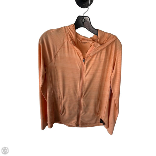 Athletic Top Long Sleeve Hoodie By Athleta In Orange, Size: S