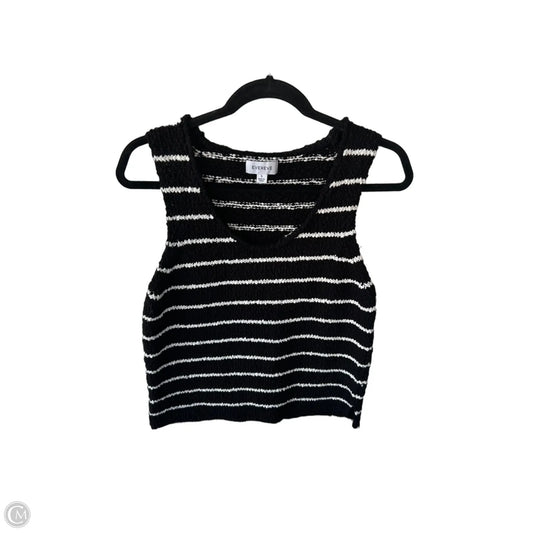 Vest Sweater By Evereve In Black & White, Size: S