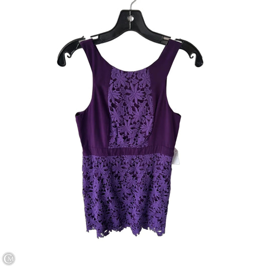 Dress Party Short By Clothes Mentor In Purple, Size: S
