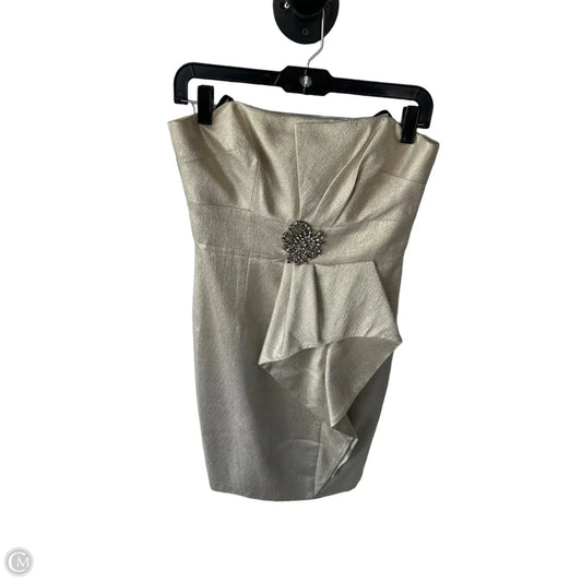 Dress Party Short By David Meister In Gold, Size: Xs