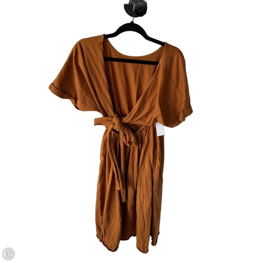 Dress Casual Midi By Free People In Brown, Size: M