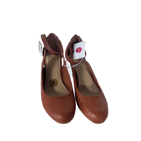 Shoes Heels Wedge By Me Too In Brown, Size: 8