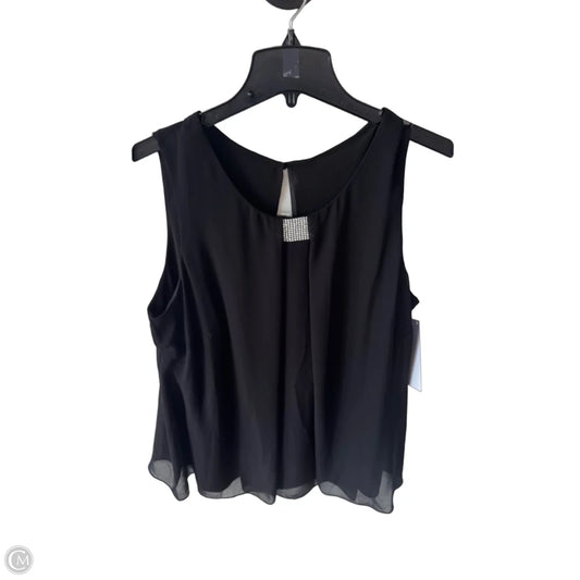 Top Sleeveless By Dressbarn In Black, Size: 2x