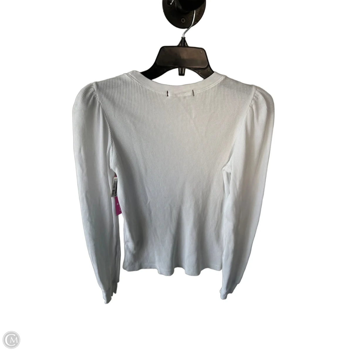 Top Long Sleeve Basic By Amo In White, Size: S